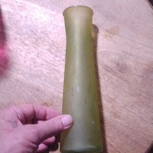 Vintage green vase